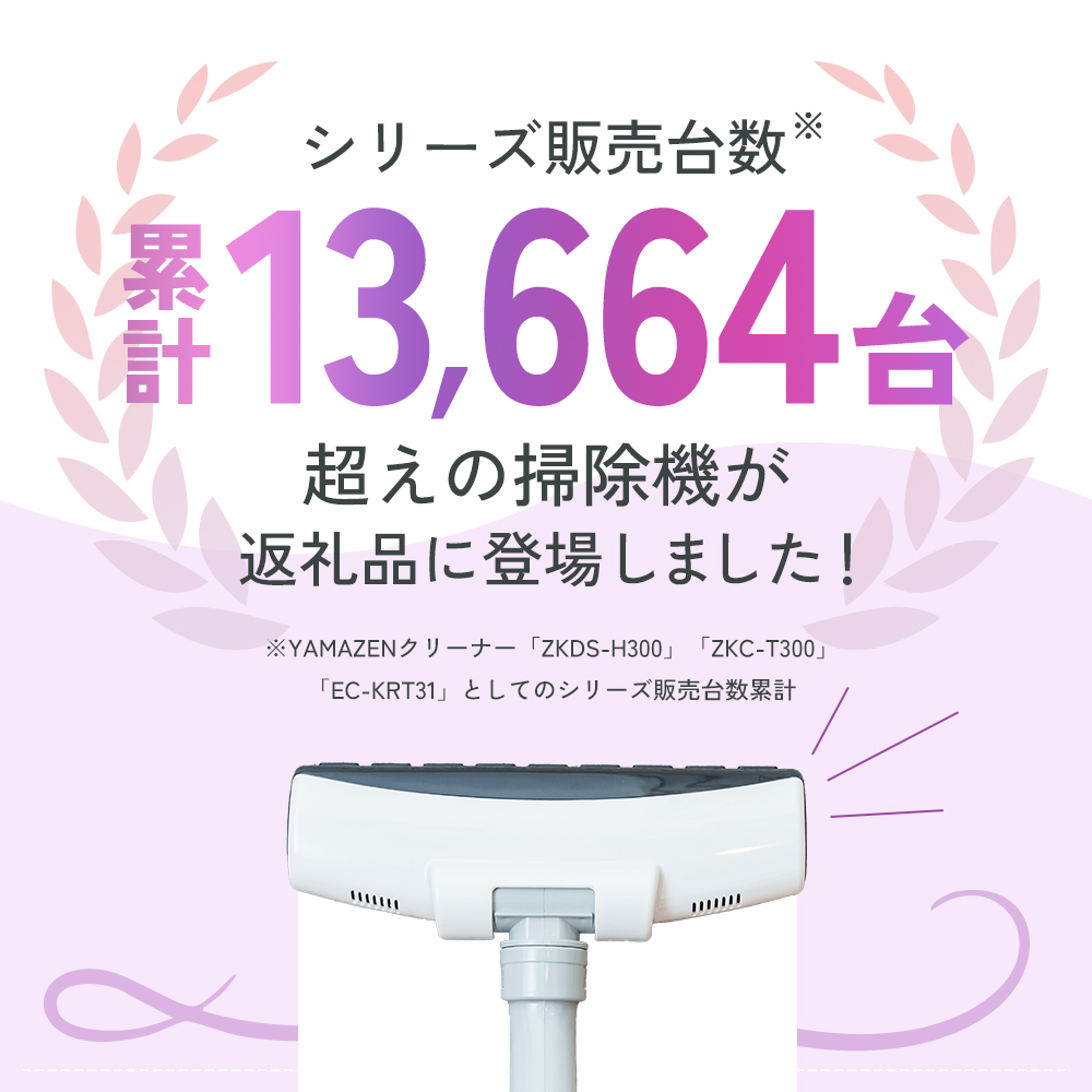 クリーナー YAMAZEN 山善 紙パッククリーナー ZKDS-H300(W) 掃除機 軽量 スリム 紙パック式 簡単ゴミ捨て 家電 電化製品 掃除 清掃 加西市 兵庫県