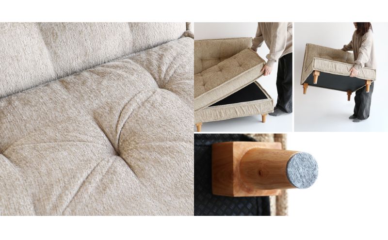 ソファ Herit. Block Sofa 2点セット インテリア 家具 おしゃれ 日用品 市場家具