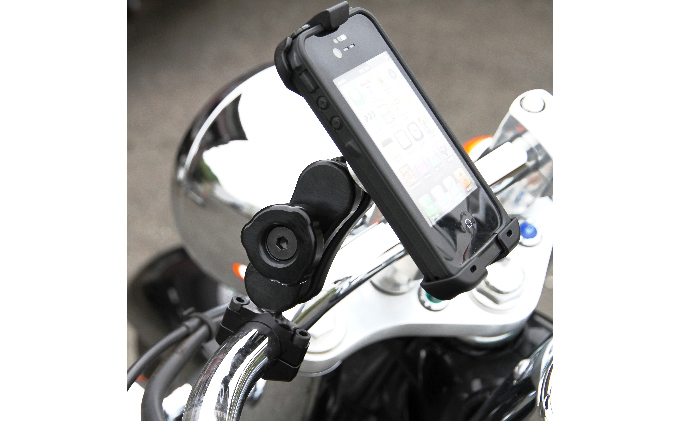 マルチマウントアームセットφ25-φ23　φ22.2ハンドル用 汎用クランプ NAVI-MSS-HN-222B25B23 雑貨 日用品