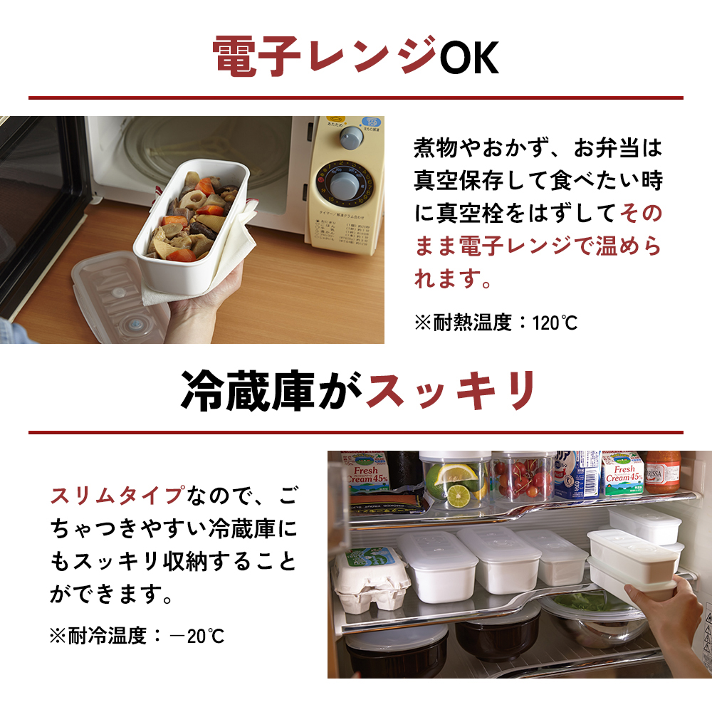 期間限定寄附額 [ 真空 スリムボックス S M L セット ] 真空ポンプ付き 真空保存容器 アサヒ軽金属