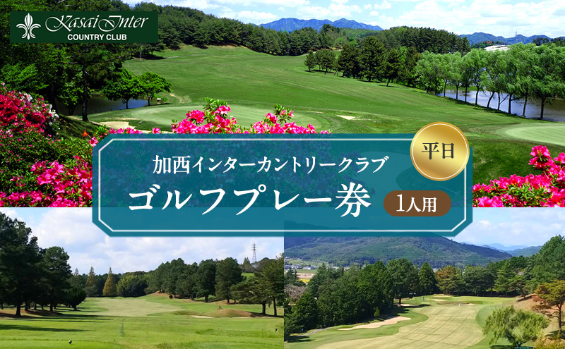 加西インターカントリークラブ 平日1名プレー利用券 父の日 おすすめ ギフト ゴルフ場利用権