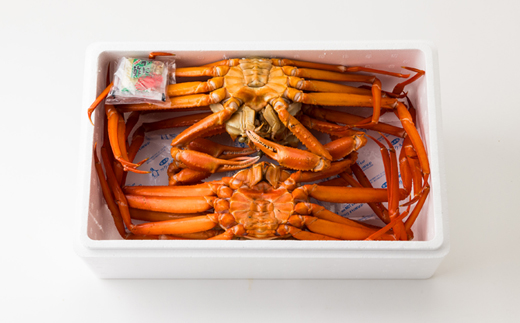 兵庫県香住産 釜茹で香住ガニ(紅ズワイガニ)3〜4匹入(約2kg)【配送不可地域：離島・北海道・沖縄県・東北・九州】【1399219】