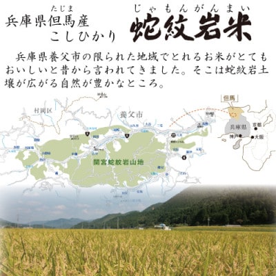 7年産新米予約 特別栽培米 兵庫県但馬産コシヒカリ 蛇紋岩米 20kg(5kg×4袋)【1624560】
