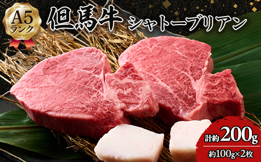 但馬牛 A5 シャトーブリアン 2枚【配送不可地域：離島】【1584974】