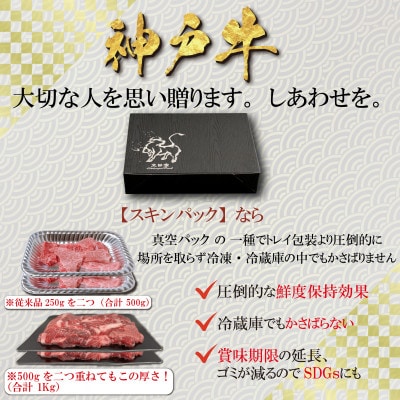 神戸牛 焼肉・焼肉(不揃い)用セット 計900g YBY3 【2026年4月より順次発送】【配送不可地域：離島】【1681984】