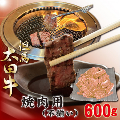 訳あり 但馬 太田牛 焼肉用(切り落とし) 600g OY1【配送不可地域：離島】【1551652】