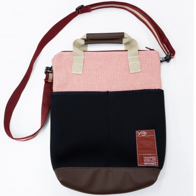 yabu+ ショルダートートバッグ赤刺子【1694742】