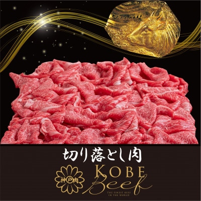 神戸ビーフ　切り落とし肉(ばら・もも・かた)　500g　YBS1【配送不可地域：離島】【1340599】