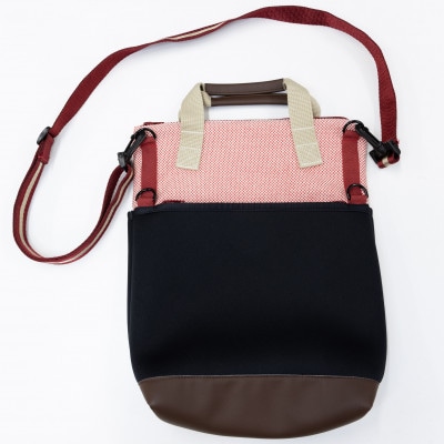 yabu+ ショルダートートバッグ赤刺子【1694742】