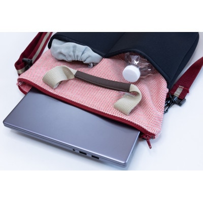 yabu+ ショルダートートバッグ赤刺子【1694742】