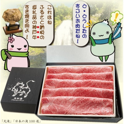 神戸牛 しゃぶしゃぶ & すき焼き用  計500g YBS2 【2026年4月より順次発送】【配送不可地域：離島】【1677764】