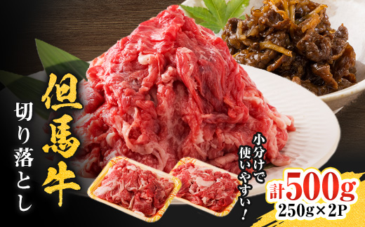 但馬牛　切り落とし 500g【配送不可地域：離島】【1621378】
