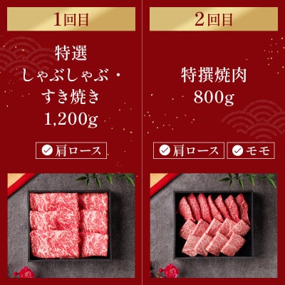 【毎月定期便】和牛セレブの神戸牛 定期便「ファーストクラス」全6回【配送不可地域：離島】【4058605】