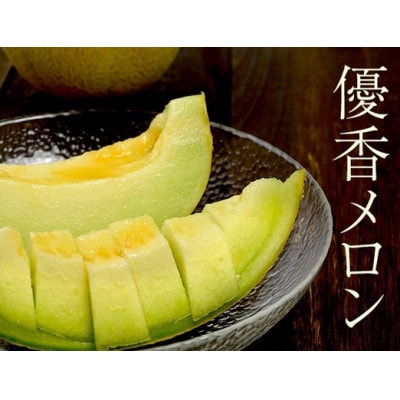 数量限定!こだわり農家さんの希少な優香メロン【2L×2】【配送不可地域：離島・北海道・沖縄県・東北】【1735444】