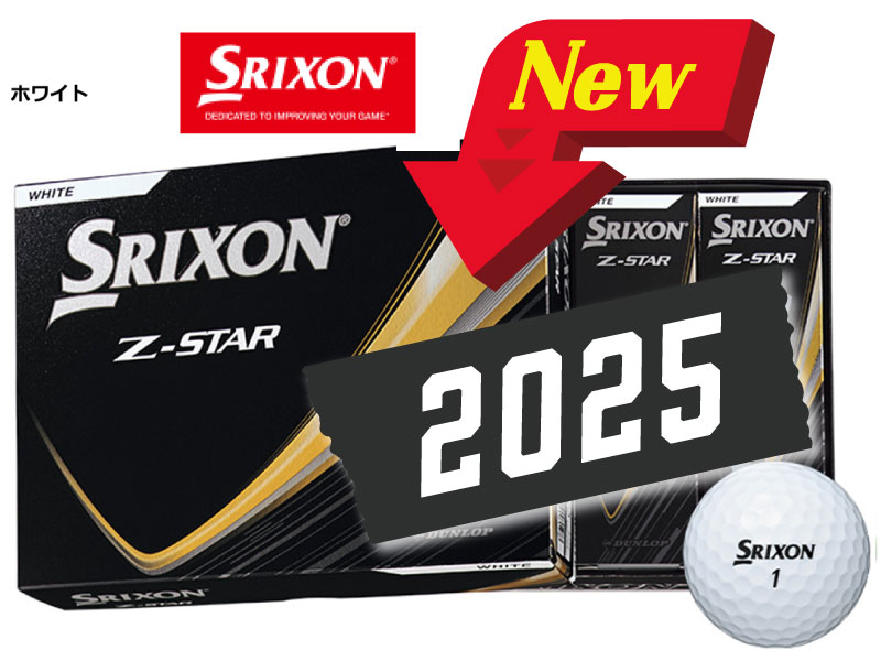 ゴルフボール スリクソン Z-STAR9 ホワイト 4ダース 48球入り 2025年モデル SRIXON ゴルフ用品 ボール 白 練習 コンペ 景品 記念品 兵庫県 丹波市