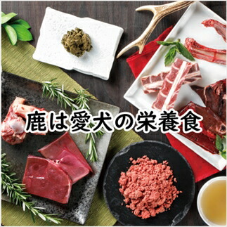 鹿の匠丹波 鹿の手づくり食C 無添加 鹿肉 しか シカドッグフード 生食セット 低アレルギー 国産ペットフード 愛犬用 冷凍 兵庫県 丹波市