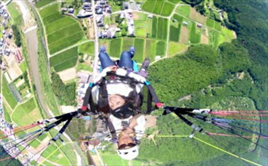 丹波の空 パラグライダー空中散歩 写真データ 体験チケット 利用券 アクティビティ レジャー アウトドア 観光 旅行 デート 思い出 体験 記念日 兵庫県 丹波市