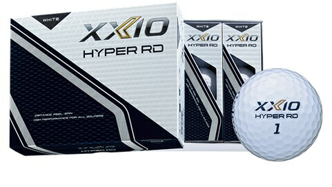 ゴルフボール ゼクシオハイパーRD ホワイト 12球入り（１ダース）×3箱 XXIO HYPER RD 白 ごるふぼーる ボール ゴルフ用品 高飛距離 ソフトフィーリング コンペ 景品 兵庫県 丹波市