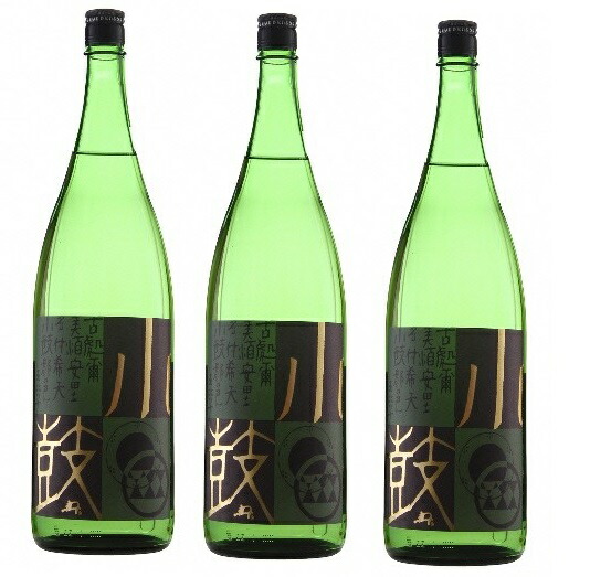 小鼓 純米吟醸 1800ml 3本セット 日本酒 純米 地酒 丹波酒 こつづみ 一升瓶 清酒 酒 お酒 定番酒 飲み比べ お取り寄せ 産地直送 兵庫県 丹波市