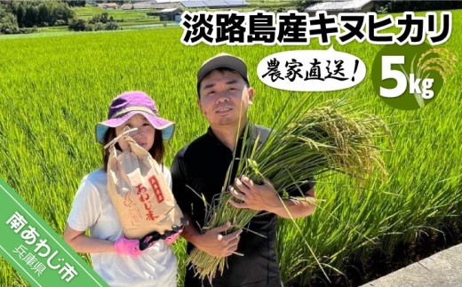 農家直送！淡路島産キヌヒカリ  5kg