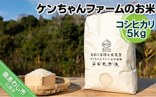 ＼うまいお米できたでー／【R.７年産 新米】 ケンちゃんファームのお米(コシヒカリ）5kg