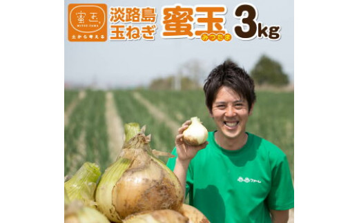 【うずのくに南あわじ】蜜玉（みつたま）3kg 2026年度産淡路島玉ねぎ(有機肥料100%)