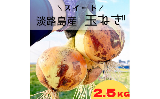 淡路島スイートオニオン 淡路島産玉ねぎ　2.5kg