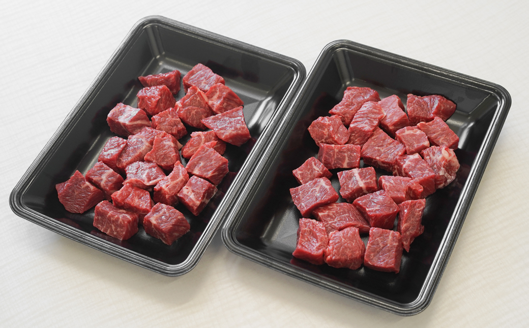 淡路牛 赤身サイコロステーキ　500g（250ｇ×2パック）　 [小分け サイコロステーキ 冷凍 牛肉 人気]