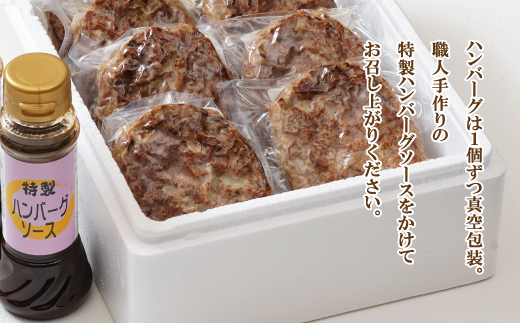 淡路玉ねぎたっぷりハンバーグ（特製ソース付）140g×6個　[湯煎 冷凍食品 ハンバーグ 個包装]