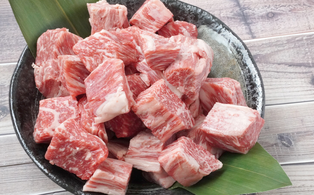 淡路牛 ロース サイコロステーキ　500g（250ｇ×2パック）　 [小分け サイコロステーキ 冷凍 牛肉]