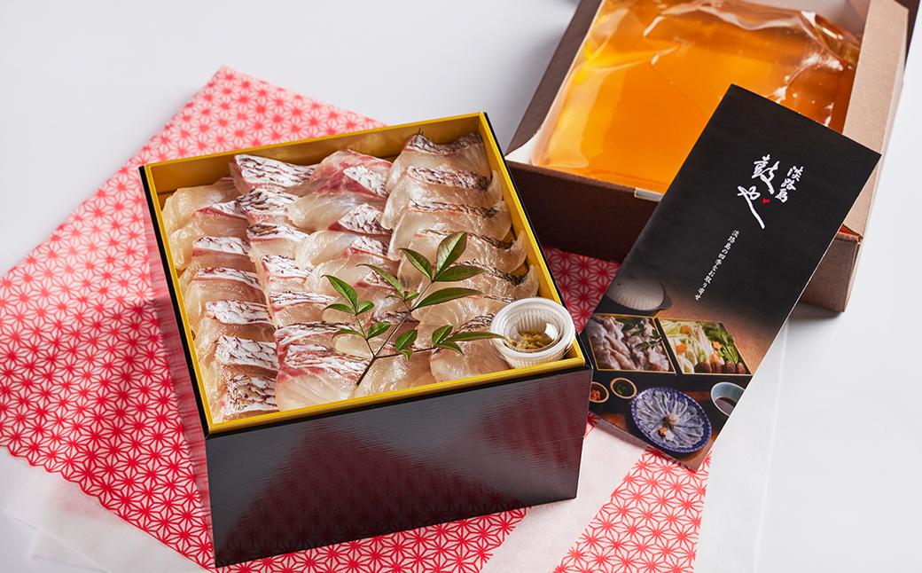 淡路島鼓や淡路鯛シャブ・淡路玉ねぎ鍋セット（鯛一匹分） 冷蔵 真鯛 野菜・出汁付き しゃぶしゃぶ 到着日指定