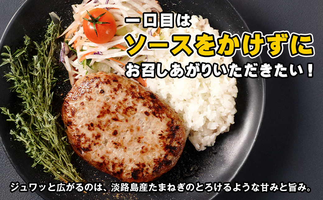 淡路島たまねぎのびっくり旨みハンバーグ 200g×10個 淡路島たまねぎ100％ 大容量 ハンバーグ 個包装