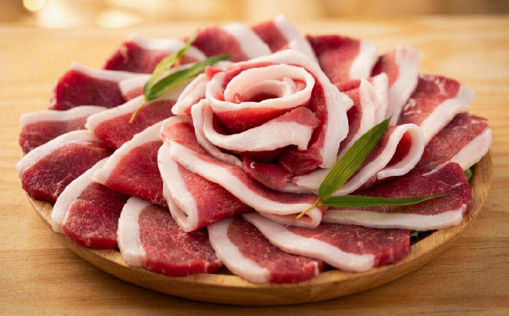 淡路産 猪肉スライス 1kg　　[ジビエ 猪 ぼたん鍋 小分け]