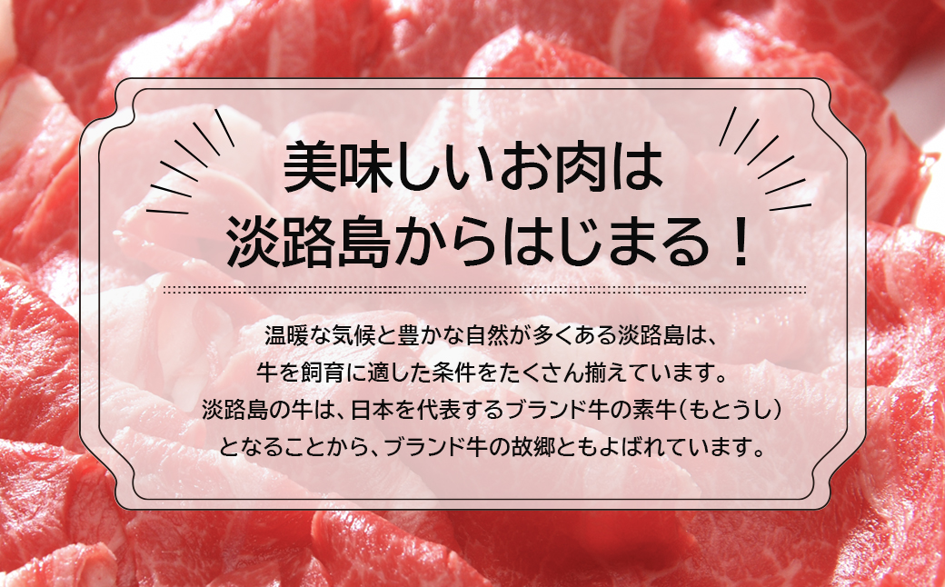 淡路和牛すき焼き用切り落とし 900g（300g×3パック）