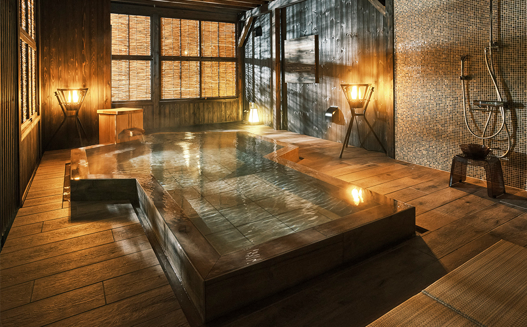 岩屋温泉 絵島別庭 海と森　1日1組限定 温泉付き貸切貸別荘 1泊2食付き 　淡路島 宿泊券 温泉