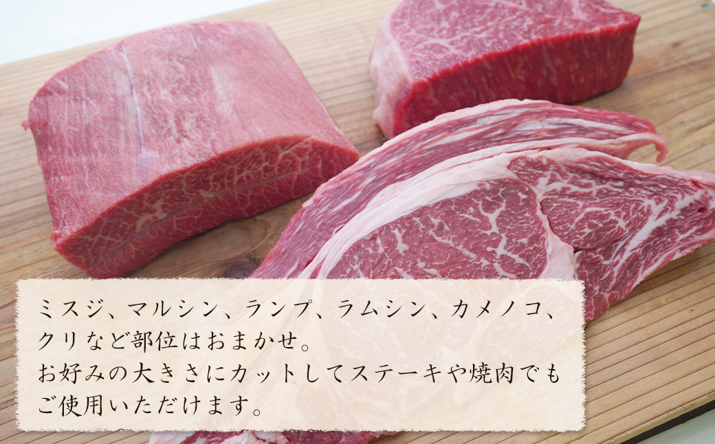 淡路牛 希少部位ブロック 約500g　　[ローストビーフ 牛肉 冷凍 国産牛 人気]