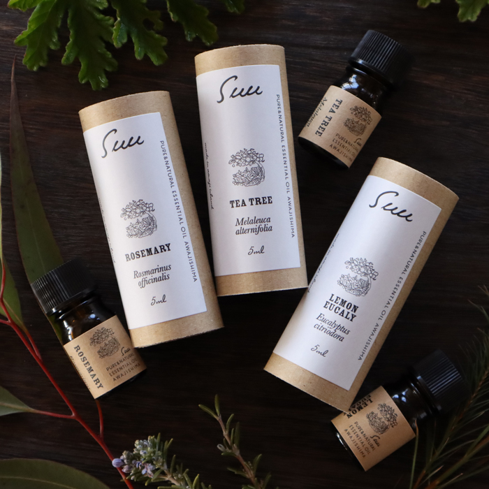 淡路島産エッセンシャルオイルSuu３本 Aセット