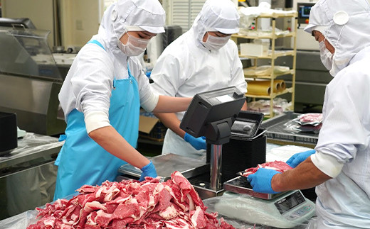 【定期便12ヶ月】淡路牛 切り落し　1.2kg (300g×4パック）　[小分け 冷凍 牛肉 人気]