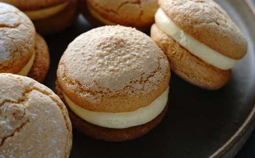 弁天堂 特製カスタードクリームのブッセ 約40g×6個　　[スイーツ 冷凍]