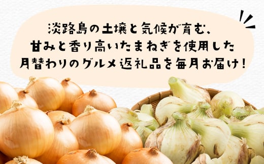 【定期便12ヶ月】今井ファームの淡路島たまねぎグルメ直送便