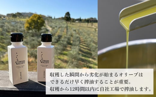 20本セット！「Virgin Valley 淡路阿利布」91ｇ（エキストラバージンオリーブオイル）【2024年度産】
