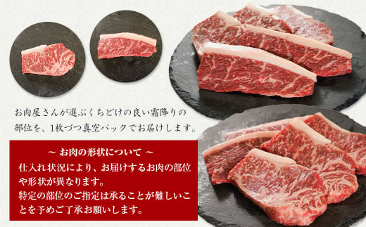 淡路牛霜降りステーキ 100g×5枚【2025年2月より順次発送】　　[国産 ステーキ 牛肉 ステーキ おすすめ ステーキ 霜降り]