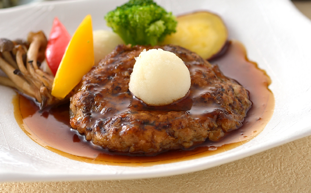 淡路玉ねぎたっぷりハンバーグ（特製ソース付）140g×6個　[湯煎 冷凍食品 ハンバーグ 個包装]