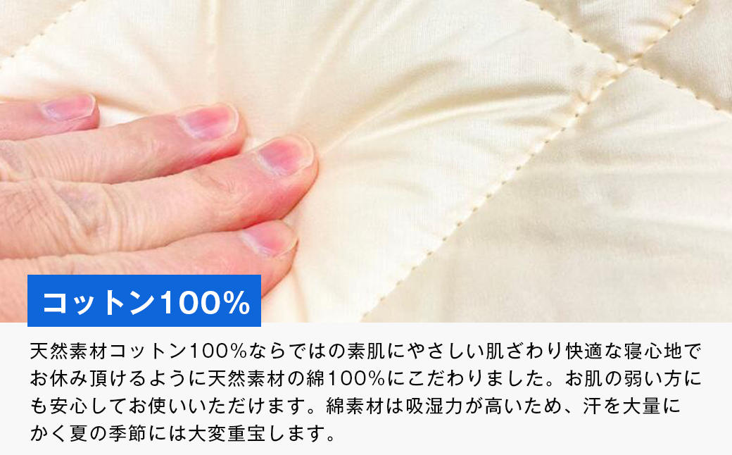 インビスタ ダクロン サポート 清潔シングル 無地 固わた入 しっかり敷ふとん 