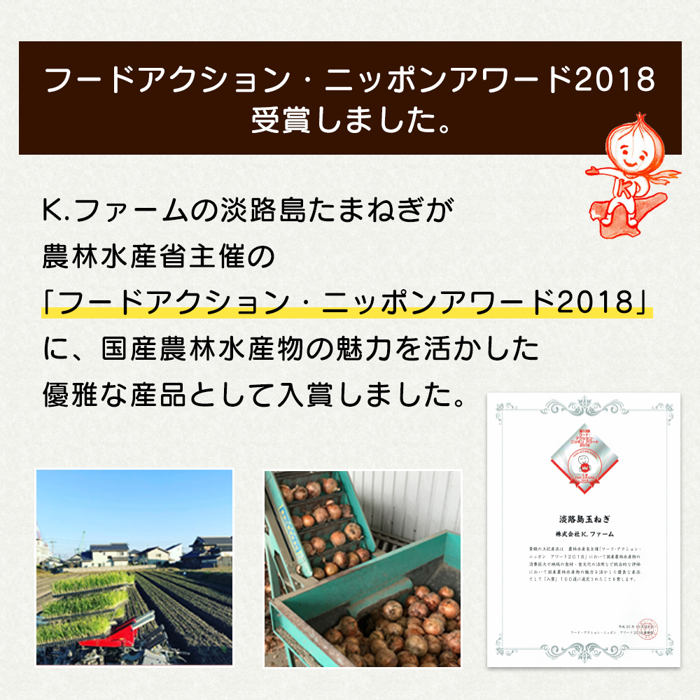 淡路島玉ねぎ 歩-AYUMU- 10kg　玉ねぎ