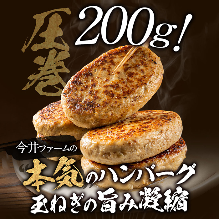 淡路島たまねぎどっさりジャンボハンバーグ 200g×25個 ハンバーグ