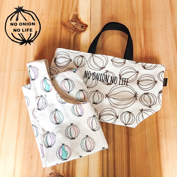 TORO淡路島ポッピングオニオンエコバッグ＆玉ねぎ柄トートバッグ