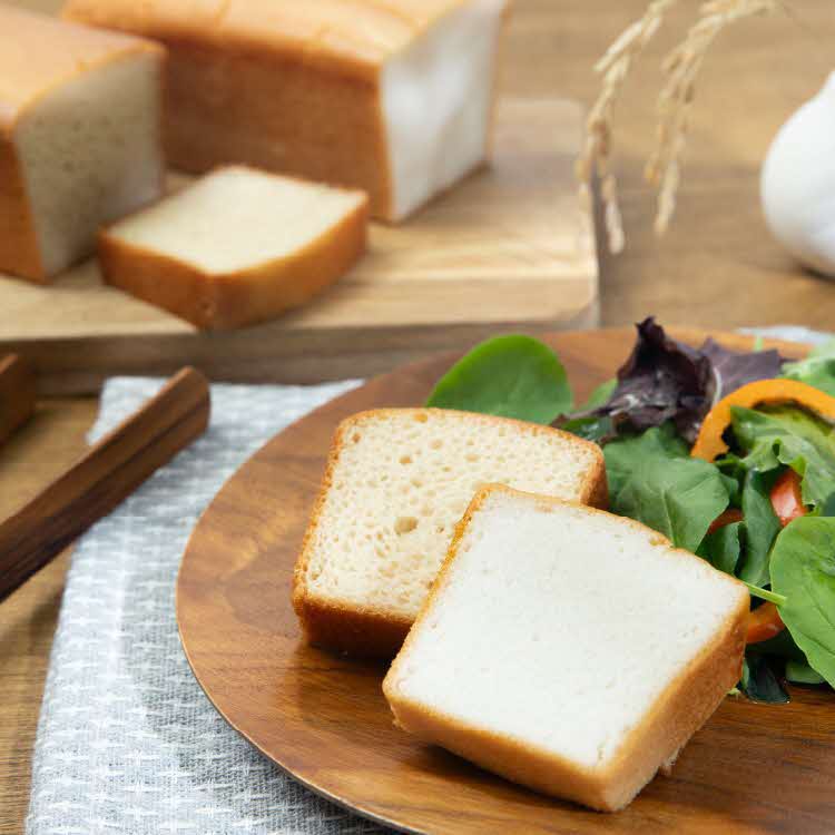 有機 山田錦の「生米パン」3本セット[ パン 食パン 朝食 グルテンフリー 添加物不使用 離乳食 冷凍 ]