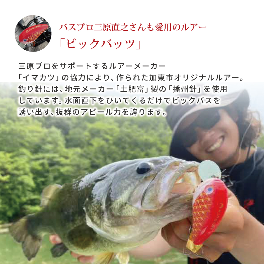 ルアー 「 ビックバッツ 」[ 釣り 釣り具 バス釣り ブラックバス フィッシング スポーツ 東条湖 鯉のぼり キーホルダー ]