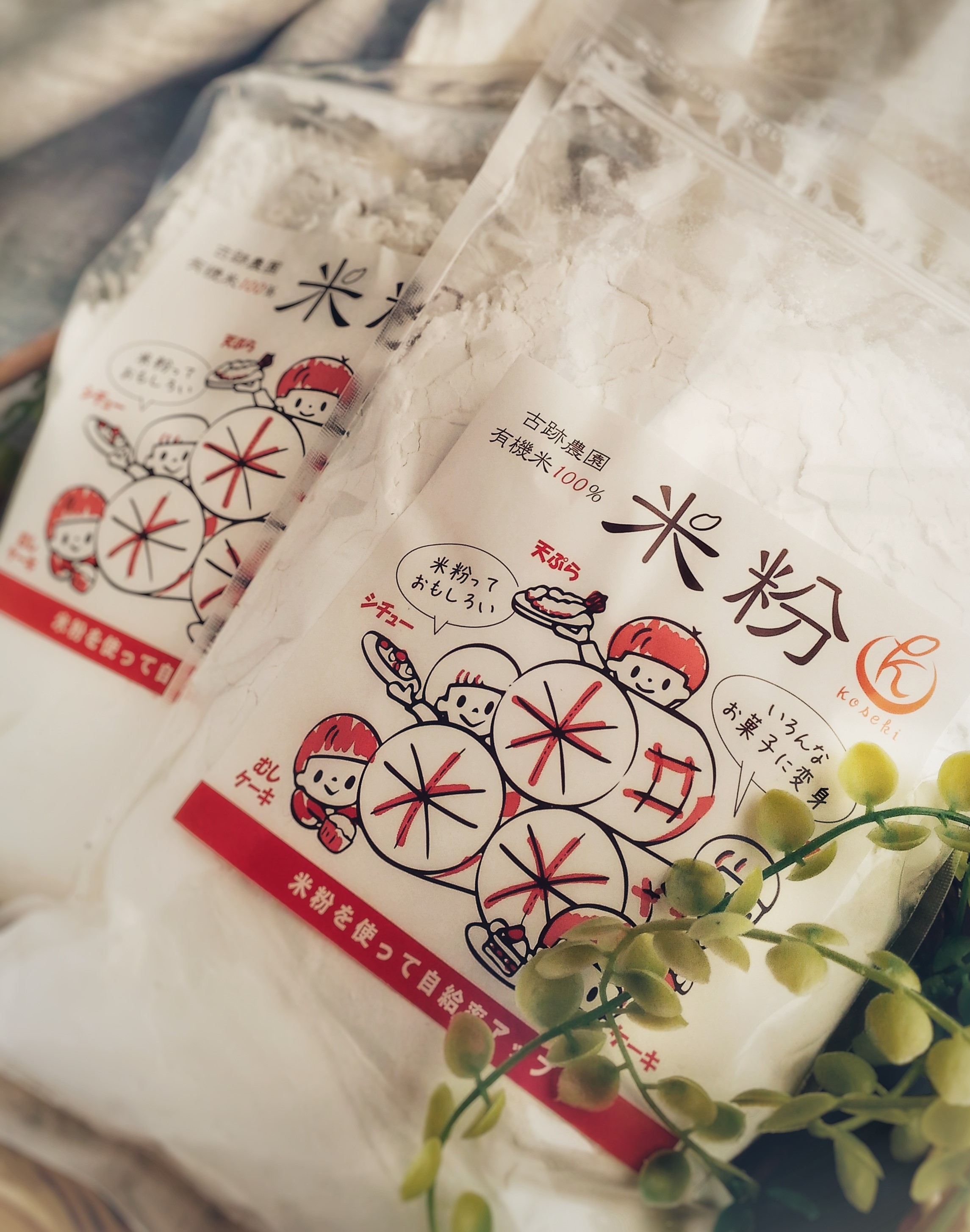 古跡農園の 有機米 100％ 米粉 2.5kg (500g×5袋)[ グルテンフリー ヘルシー 揚げ物 焼菓子 パン ケーキ 小分け 料理 ] 加工食品 お米